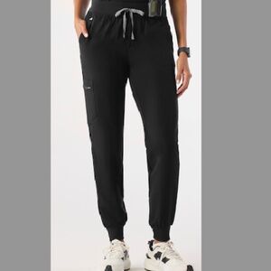 Figs Black Zamora Jogger Scrub Pants XSP